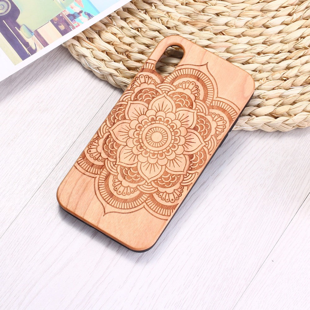 Mandala stick wood tpu phone case Mandala stick wood tpu phone case